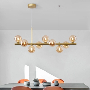 <span class=keywords><strong>Lampadario</strong></span> <span class=keywords><strong>Moderno</strong></span> Nordico a Soffitto Alto per Cucina, Soggiorno, Ingresso, <span class=keywords><strong>Sala</strong></span> da Pranzo, Lampada a Sospensione Moderna con Sfera di Vetro per Illuminazione Interna - Product Image 3