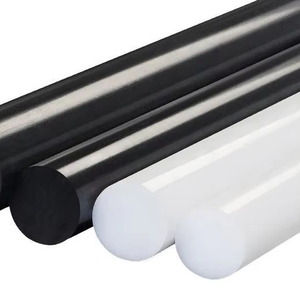 Thanh <span class=keywords><strong>uhmwpe</strong></span> trắng siêu cao trọng lượng phân tử thanh Polyetylen đường kính 20-260mm chiều dài 1000mm thanh upe cắt theo kích thước - Product Image 1