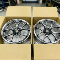 Jantes forgées concaves de style RI-D 17 18 19 pouces 5x112 5x114.3 5x120 Hyper Silver pour Audi A4 B9 A5 B9 S4 B9 RS4 RS5 B9
