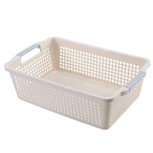 Cesta de almacenamiento rectangular de plástico, extra grande, gruesa, para documentos de oficina, caja de almacenamiento de medicamentos, estante - Product Image 4
