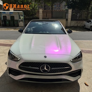Pellicola per Auto in PET Senza Bolle 1,52*18m, Vinile Super Lucido in PET da Bianco Perlato a Viola (Lucido) per Copertura Carrozzeria - Product Image 5