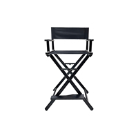 Chaise de maquillage portable et pliable en gros, excellent rapport qualité-prix, chaise de réalisateur pour la maison, le bureau et l'entrepôt, adaptée à l'extérieur