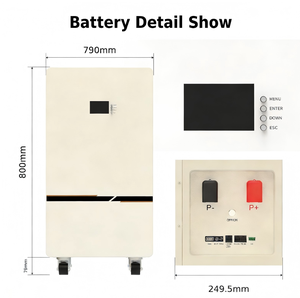 Batería de Fosfato de Hierro y Litio Apilable, Batería Solar de 15KWh, Batería de Litio Portátil, Sistema de Almacenamiento de Energía Doméstico Híbrido - Product Image 6