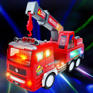 Nouveau <span class=keywords><strong>jouet</strong></span> de <span class=keywords><strong>grue</strong></span> de Construction de voiture électrique 1:18 <span class=keywords><strong>jouet</strong></span> de <span class=keywords><strong>grue</strong></span> télescopique avec lumière - Product Image 2