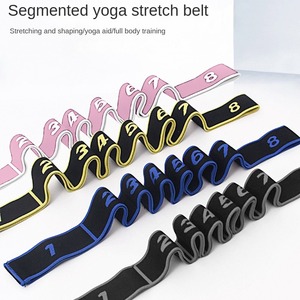 Banda de resistencia portátil para yoga al por mayor equipo de entrenamiento de resistencia Apertura trasera unisex banda de estiramiento digital - Product Image 3