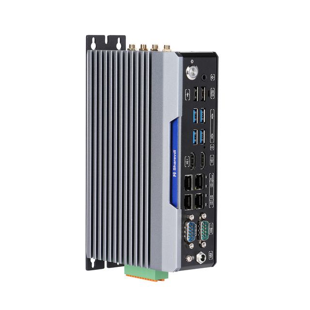 Powerful 11th Gen DDR4 Intel Core I3/i5/i7 Fanless Din-Rail Industrial PC Rugged Fanless Embedded Controller for Automation