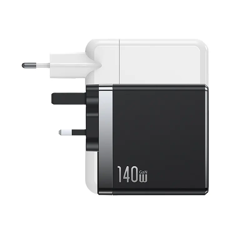 USAMS-cargador rápido UM para Samsung UK, enchufe CC171, 140W, ACC GaN, con Cable de carga rápida SJ581 tipo C a tipo C, 240W, PD3.1