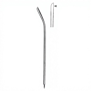 Aguja Redon de 19.5 cm / 7-3/4 Pulgadas, 10 Charr, Punta Ligeramente Curvada, Extremo Roscado, Acero Inoxidable, Aguja Quirúrgica de Drenaje - Product Image 1