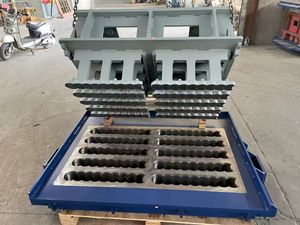 PLC thành phần cốt lõi rỗng bánh mì thấm gạch khuôn tất cả các loại Interlock khối máy làm khuôn - Product Image 2