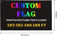 Drapeaux personnalisés en polyester toutes tailles, prix d'usine, drapeau national américain 3x5 pieds, bannière