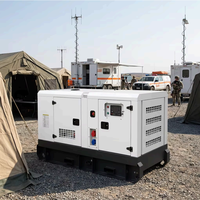 Generador diésel silencioso móvil de 100 kVA y 80 kW de potencia principal, 50 Hz, con motor diésel DCEC para exteriores, 60 Hz, monofásico/trifásico