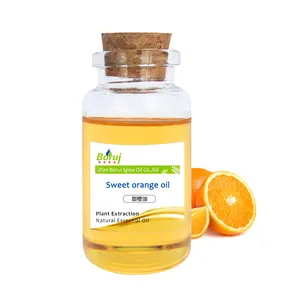 Aceite esencial puro a granel, aceite esencial natural de cáscara de naranja dulce con precio a granel para blanqueamiento