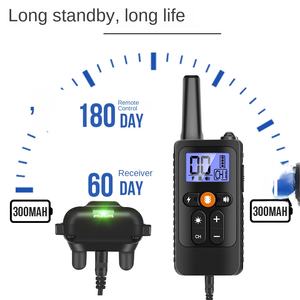 880 impermeable recargable eléctrico electrónico choque vibración voz mascota perro entrenamiento <span class=keywords><strong>Collar</strong></span> con control remoto - Product Image 5