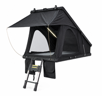 Tente de toit pour voiture tout-terrain pour le camping en plein air, toit triangulaire, toile imperméable, coque rigide quatre saisons, aluminium, accessoires 4x4
