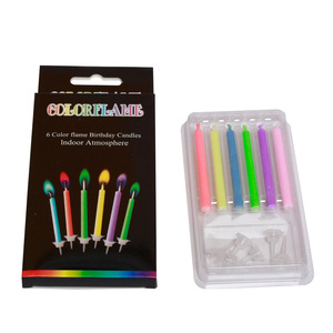 เทียนวันเกิดไฟสีรุ้งประกายระยิบระยับเทียนวันเกิดหลากสี - Product Image 6