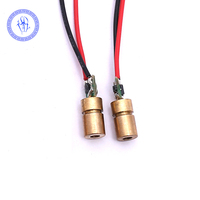 Module Laser à points DC 5V, Diode Laser 5mW 650nm 6mm avec carte de pilote