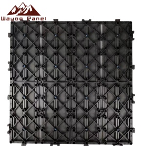 Baldosas <span class=keywords><strong>de</strong></span> Madera para Terraza Decorativas para Exteriores Wayon, Suelo <span class=keywords><strong>de</strong></span> Madera Plástica Compuesta, Impermeable para Terraza en el Techo - Product Image 3