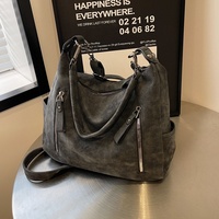 Sac fourre-tout à bandoulière grande capacité pour femme, avec fermeture éclair, sangle unique, design texturé et original, idéal pour les étudiantes et les navetteuses