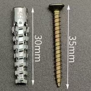 Iron Expansion Screws M6 M8 Sawtooth <b>Wall</b> Screws Self Tapping Screws Metal Expansion <b>Nails</b> Concrete Lightweight Bricks Hollow - Product Image 2