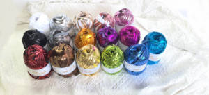 Filato Metallizzato Simil Fettuccia in Tessuto 100% Poliestere Adatto per Uncinetto e Maglieria Versione Avanzata - Product Image 5