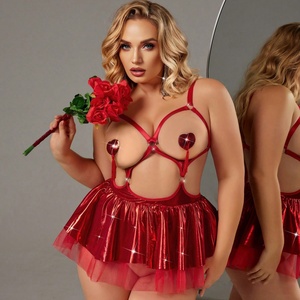 Ensemble de lingerie sexy SMOOTH Little <span class=keywords><strong>Devil</strong></span> pour cosplay, uniforme érotique, costume séduisant, ensemble soutien-gorge et culotte ajourés - Product Image 6