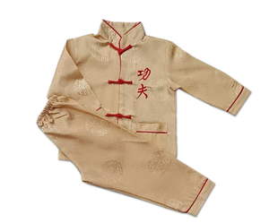 Herfst Peuter Jongen Tang Pak Optreden Kostuum Lange Mouwen Top Broek 2-delig Set Kinderen Martial Arts Outfit Kinderkleding - Product Image 1