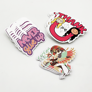 Tùy Chỉnh Bán Buôn Sao Phim Hoạt Hình Dán Pvc Tự Làm Đầy Màu Sắc Hình Dạng Không Thường Xuyên UV <span class=keywords><strong>In</strong></span> Dính Hành Lý Nhãn - Product Image 4