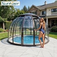 Nueva Carpa Domo Geodésica Transparente de Policarbonato para Restaurante al Aire Libre, Tipo Iglú de Vidrio, de Proveedor Bubble House