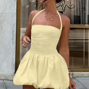 Abito da festa Y2K da donna <span class=keywords><strong>ARDOR</strong></span> S-Mini abito elegante senza schienale, orlo a bolle senza maniche con spalline per l'estate e le vacanze - Product Image 1