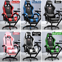 Fauteuil de Jeu Ergonomique en Cuir de Luxe Haut de Gamme pour Adultes avec Repose-Pieds, Vente en Gros