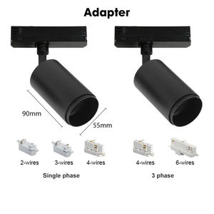 Système d'éclairage commercial moderne sur rail LED en aluminium, plafonnier de l'usine chinoise produit de haute qualité - Product Image 2