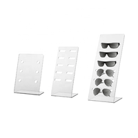 Support de lunettes de bureau transparent porte-lunettes présentoir de lunettes de soleil en acrylique