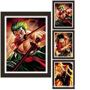 3d anime poster avec cadre de <span class=keywords><strong>Luffy</strong></span> - Product Image 5