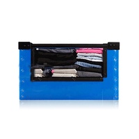 Coroplast creux en PP personnalisé en plastique empilable Corflute Boîte de rangement en tissu PP ondulé Boîte d'organisation de stockage