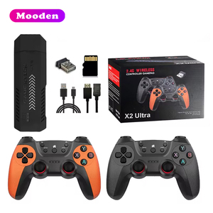 Consola de Videojuegos J X2 Ultra Stick 4K HD para TV con 2 Joysticks Inalámbricos 2.4G, 64GB con 30000 Juegos Clásicos para PSP/PS1 - Product Image 1
