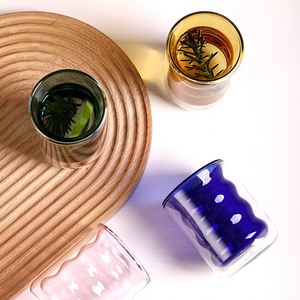 Pot en verre transparent à double paroi coloré, écologique, personnalisé, 200 ml, en gros, pour la fabrication de bougies - Product Image 6