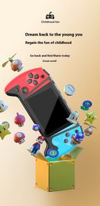 Console de jeu portable Q21 avec plus de <span class=keywords><strong>500</strong></span> jeux, double manette, prise en charge de la connexion à l'écran de télévision, lecteur de jeux de poche, cadeau pour PSP Switch PS1 NES - Product Image 5