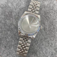 Kit de Modification de Mouvement NH35/36 pour Montres Seiko Personnalisées – Boîtier en Acier Inoxydable de 36 mm et Bracelets/Sangles en Métal de 39 mm avec Loupe