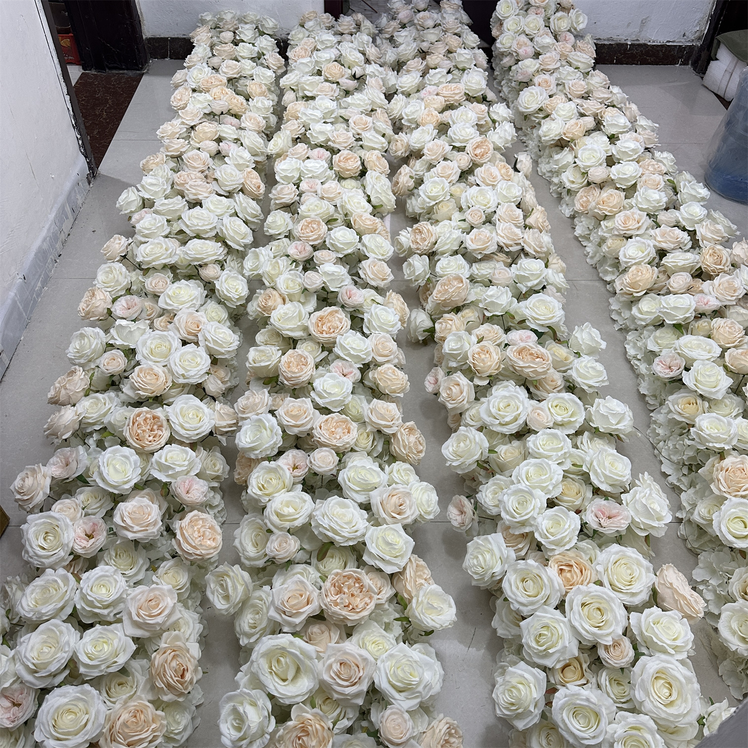 Corridore di fiori di champagne leggero da 10 piedi