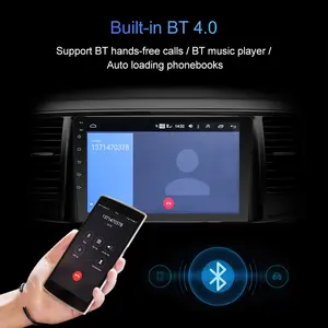 Оптовая продажа с фабрики 1din Android Авто 9 дюймов автомобильное радио Видео DVD плеер с BT разъём подачи внешнего сигнала Aux-широкий динамический диапазон, встроенный GPS Зеркало Ссылка для автомобильной аудиосистемы