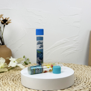 Tubes à essai réutilisables personnalisables en verre borosilicate avec couvercle CR à l'épreuve des enfants - Product Image 3