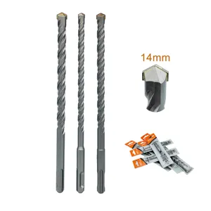 stock 14 mm Concrete Drill Bit 160mm Length SDS Plus Slot Masonry Hammer Drill Bit