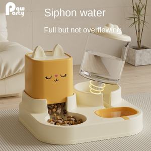 Atacado Alimentador Automático Cat Dog Bowl Integrado Plástico Duplo Bacia Drinking Bowl 4L Capacidade Integrada <span class=keywords><strong>Pet</strong></span> Supplies - Product Image 3