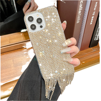 Scintillant haut de gamme luxe Full Star Flash coque de téléphone en TPU antichoc protection pour les filles pour 16Pro 15Pro 14 13