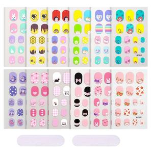 Lot de 12 autocollants ovales pour ongles d'enfants, design INS mignon de petite princesse et de lapin, autocollants de nail art DIY - Product Image 5
