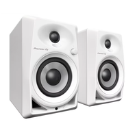 Moniteurs de studio actifs Pioneer DM-40D 4 pouces |   Pour la production à domicile, les podcasts, la pratique du DJ et l'audio haute fidélité |   DSP, entrée RCA/3,5 mm, casque