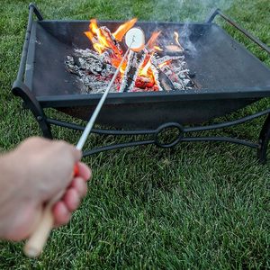 Brochettes à Marshmallow Personnalisées en Acier Inoxydable avec Manche en Bois pour Barbecue et Kebab - Product Image 5