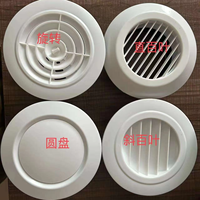 Grilles de ventilation linéaires, grilles de ventilation en plastique, diffuseur rond, couvercle de conduit d'air