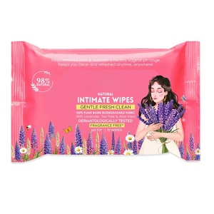 โรงงานขายส่ง ผ้าเช็ดทำความสะอาดจุดซ่อนเร้น ออร์แกนิค น้ำบริสุทธิ์ 99% สำหรับสุขอนามัยของผู้หญิง - Product Image 1