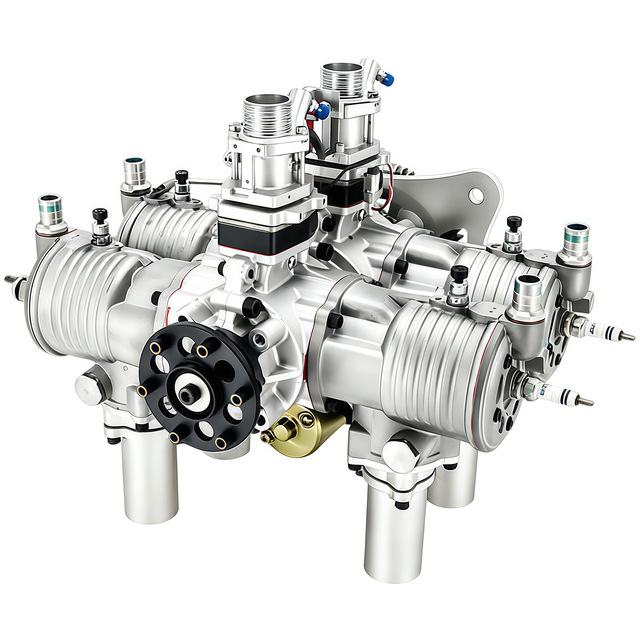 Ngh Industrial-Grade Aviation Gasoline Engine WGT550-EFI Horizontal Opposed Two-Stroke Water-Cooled